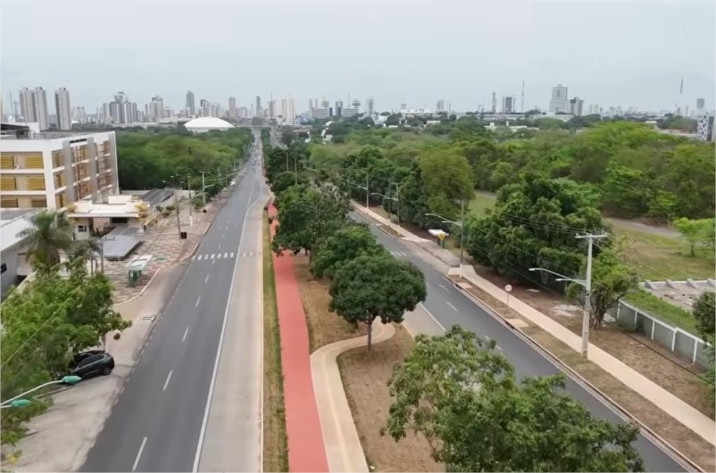 Avenida do CPA terá parque arborizado de 6 km junto com corredores do BRT