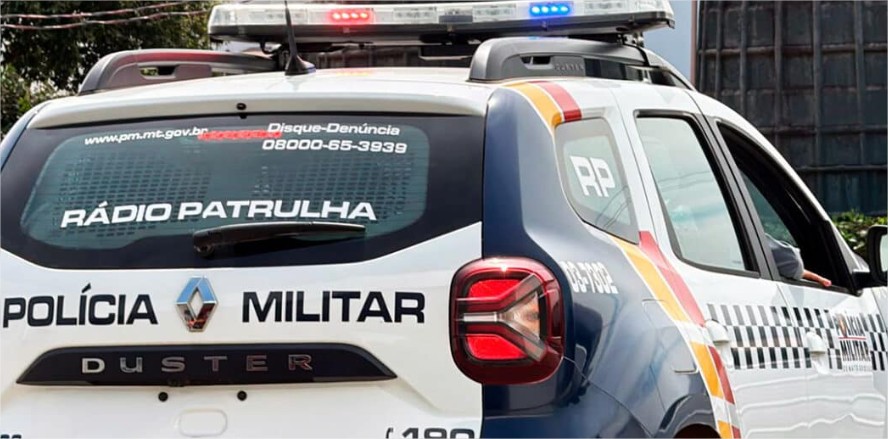 Homem agride a esposa com taco de madeira e acaba preso pela PM