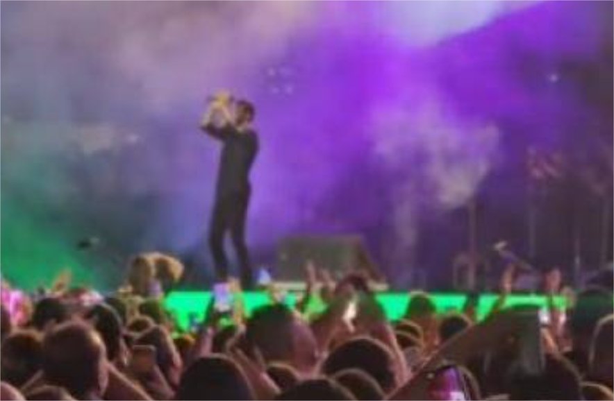 Mesmo com queda de estrutura de iluminação, show do Gusttavo Lima reúne grande público no Parque Novo MT