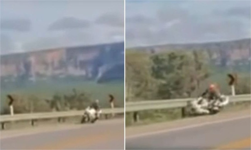 Vídeo flagra acidente que matou motociclista em Chapada; veja