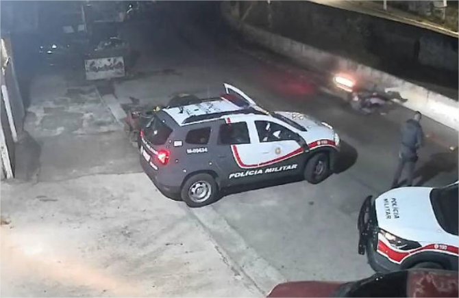 PM morre atropelado por motociclistas que fugiram de blitz (imagens fortes)