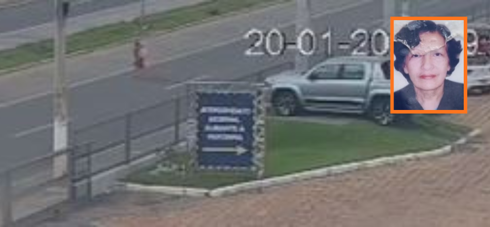 Câmeras flagram momento em que idosa é morta após ser atropelada por dois carros