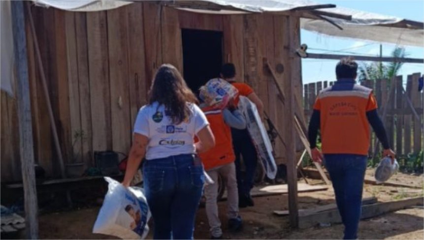 Governo envia colchões e cestas básicas à Colniza após tempestades