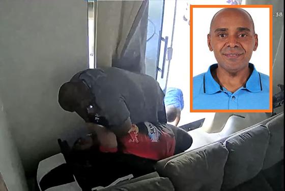 Professor invade casa da ex, tenta estrangulá-la na frente do filho e é preso