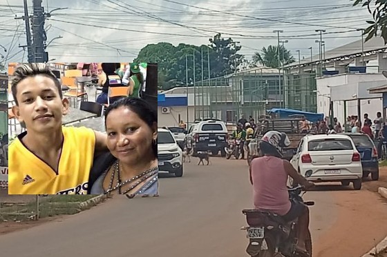 Homem mata a mãe com golpes de faca e é detido após ameaçar tirar a própria vida