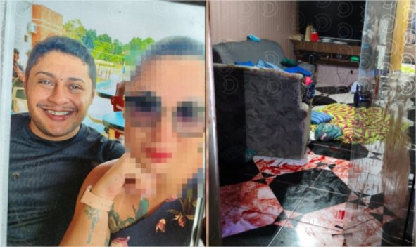 Preso por dar 15 facadas na esposa, homem diz ter agido em legítima defesa