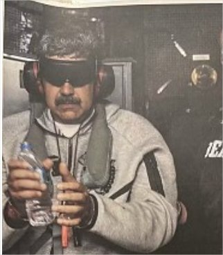 Trump divulga foto de Maduro vendado e aparentemente algemado