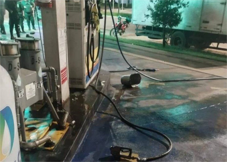 Homem tenta incendiar posto de combustíveis em Rondonópolis e acaba preso