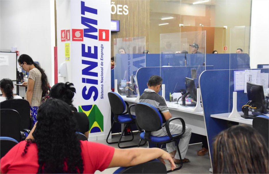 Sine-MT disponibiliza mais de 2,1 mil vagas de emprego nesta semana