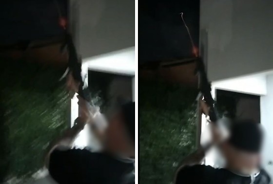 Homem que atirou para cima com fuzil na virada do ano é preso; veja o vídeo