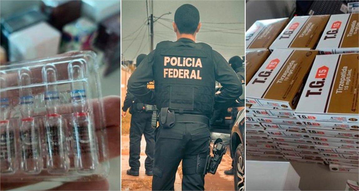 PF mira contrabando de canetas emagrecedoras e anabolizantes