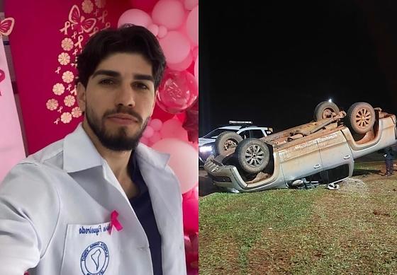 Filho de vereadora, estudante de medicina sofre acidente em MT e fica em coma; precisa de doação de sangue