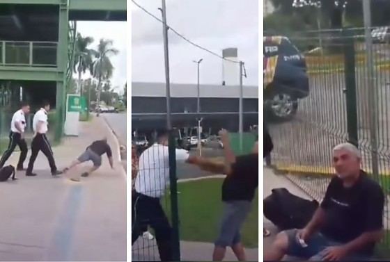 Vídeo flagra espancamento de idoso por seguranças na Rodoviária de Cuiabá; veja