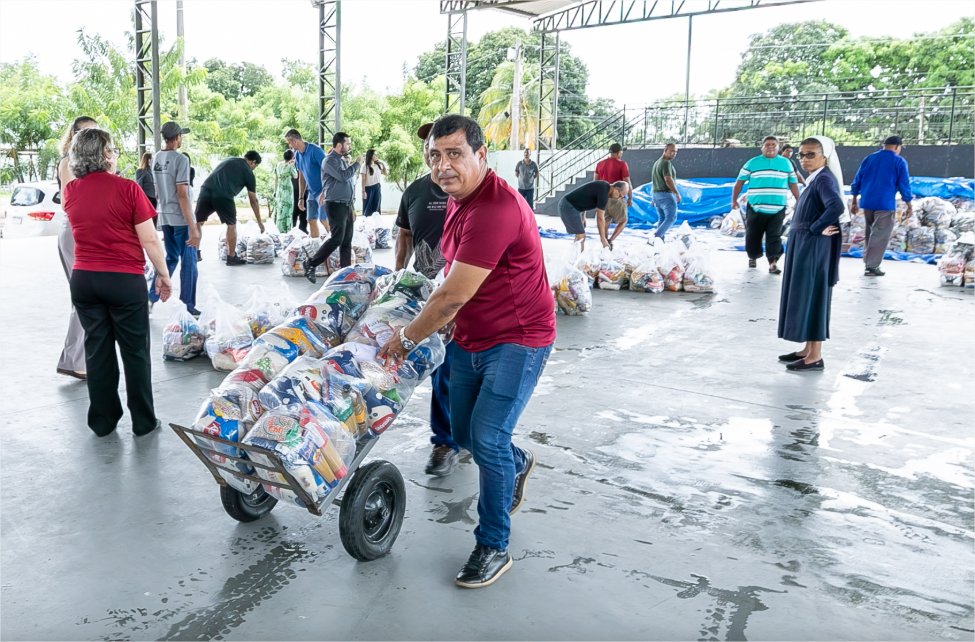 Prefeitura fará distribuição de uma tonelada de alimentos arrecadados no Vinde e Vede