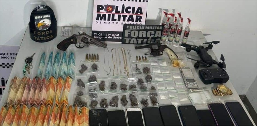 Polícia prende seis que renderam família e transferiram R$ 100 mil em Mato Grosso