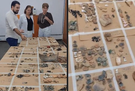 Escavação no Centro Histórico de Cuiabá encontra mais de 2 mil itens que contam o cotidiano nos séculos XVIII e XIX