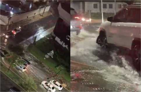 Chuva alaga região do Duque de Caxias; Inmet mantém alerta de perigo para Cuiabá