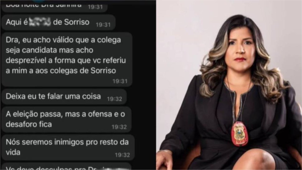 Delegada diz que foi ameaçada por parabenizar prisão de investigador acusado de crime sexual