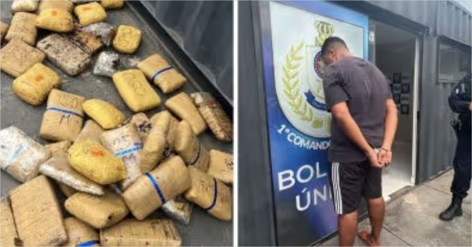 ‘Disciplina’ de facção criminosa é preso com 100 kg de drogas escondidos dentro de freezer