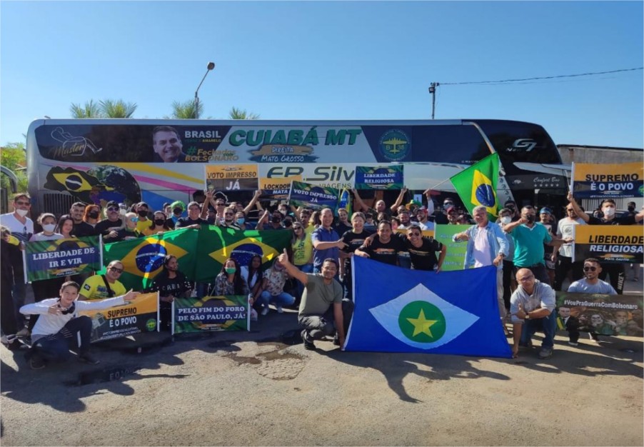 Ato ‘Acorda Brasil’ em Cuiabá mira Lula e ministros do Supremo