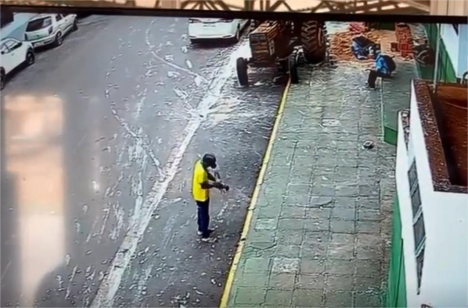 Homem depena e come pombo vivo em praça de cidade de MT; veja vídeo