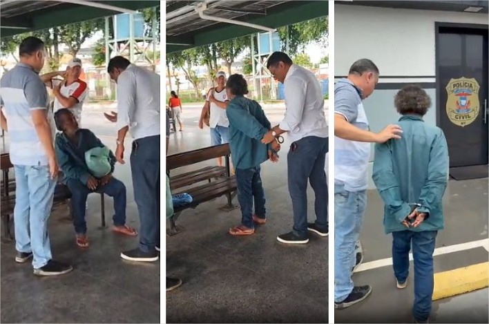 Idoso acusado de matar vizinho a golpes de foice na cabeça e pescoço é preso em Cuiabá; veja vídeo