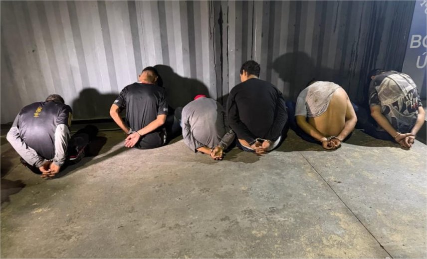 Quadrilha é presa em flagrante após invadir casa e fazer família refém em Cuiabá