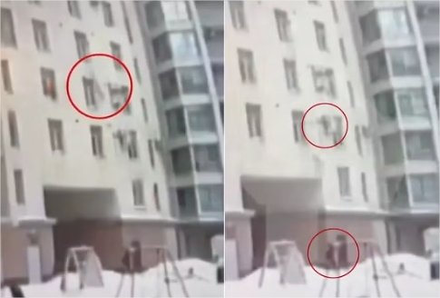 Criança sobrevive após cair do sétimo andar e ser amparada por zelador; veja vídeo