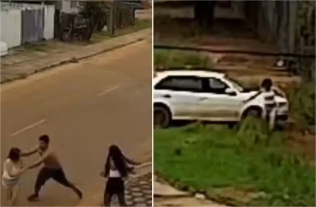 Vídeo: Homem persegue e atropela ex-namorada por não aceitar término em MT