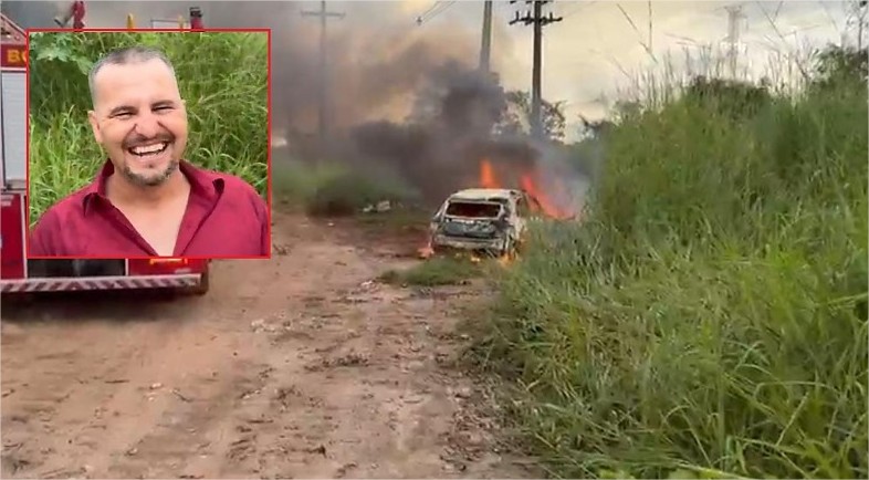 Homem coloca fogo no próprio carro após dizer que não valia mais a pena consertar; veja vídeos