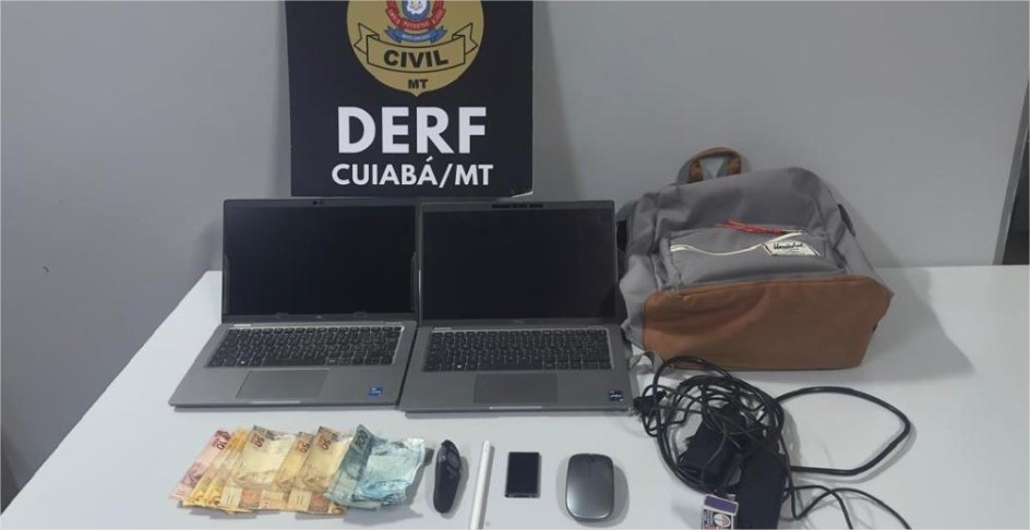 Polícia prende ladrão que usava ‘chapolin’ para roubar carros no centro de Cuiabá