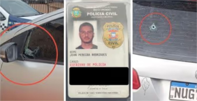 Escrivão da polícia atira contra carro de família após discussão no trânsito, paga fiança e é solto