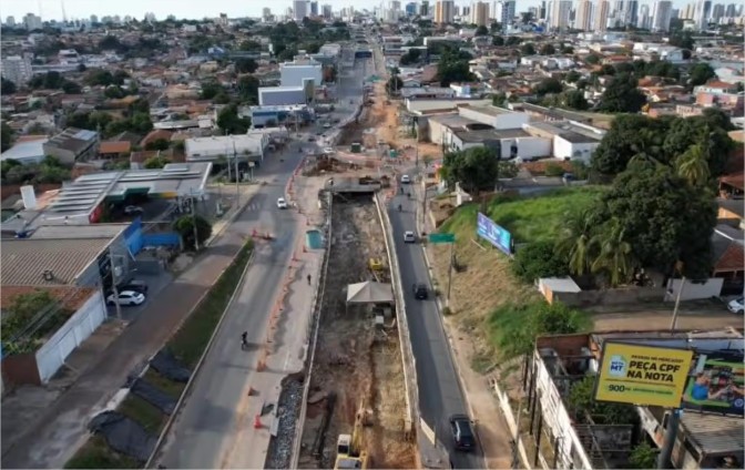 Nova trincheira vai melhorar fluxo do trânsito na avenida Miguel Sutil