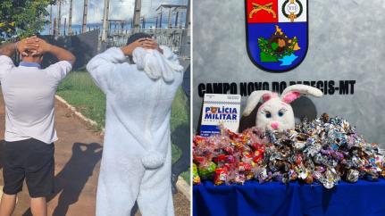‘Coelhinho do CV’ é preso e adolescentes detidos durante evento de Páscoa em MT