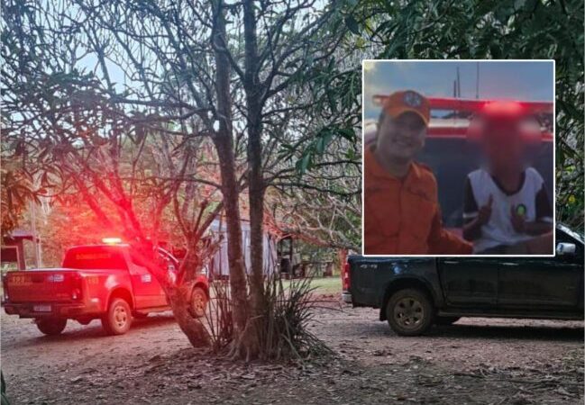 Criança de 9 anos desaparecida é encontrada após pedir água em fazenda