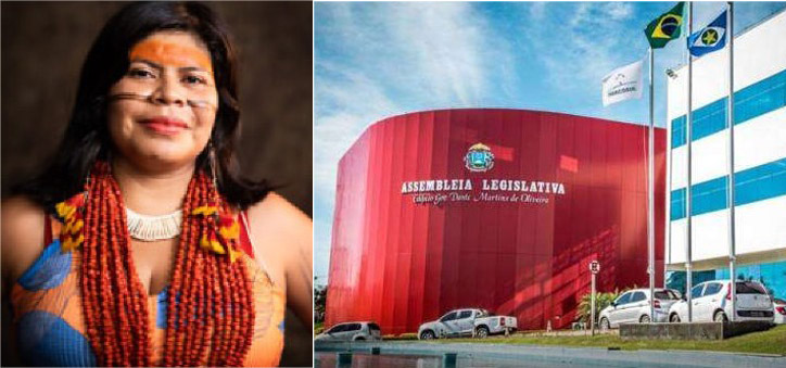 Eliane Xunakalo faz história como primeira mulher indígena a assumir cadeira na AL