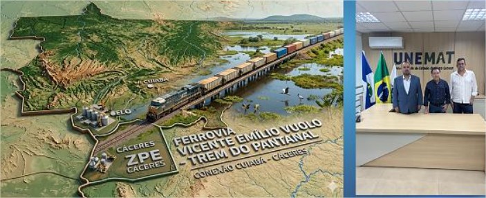 UFMT e Unemat se unem para viabilizar extensão da Ferrovia Senador Vuolo até Cáceres