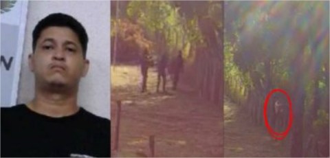 Vídeo flagra bandido baleado pulando cerca e fugindo de militares; veja