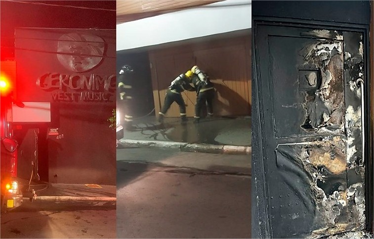 Bombeiros levaram três horas para controlar fogo no Gerônimo; estrutura ficou comprometida