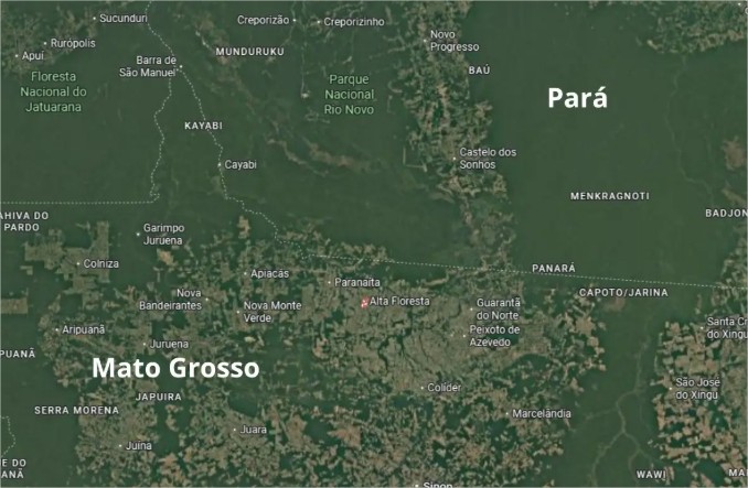 Plebiscito pode decidir disputa entre MT e Pará por área de 22 mil km²