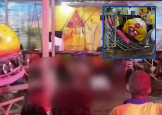 Falha no brinquedo ‘minhocão’ deixa cantora gospel morta e três feridos em parque de diversão; veja vídeo