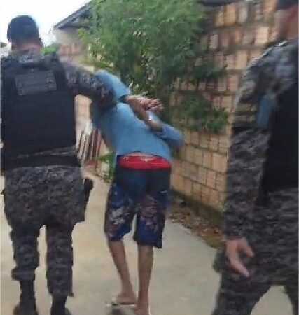 Suspeito de ter assassinado jovem em MT é preso após caçada da polícia; veja vídeo